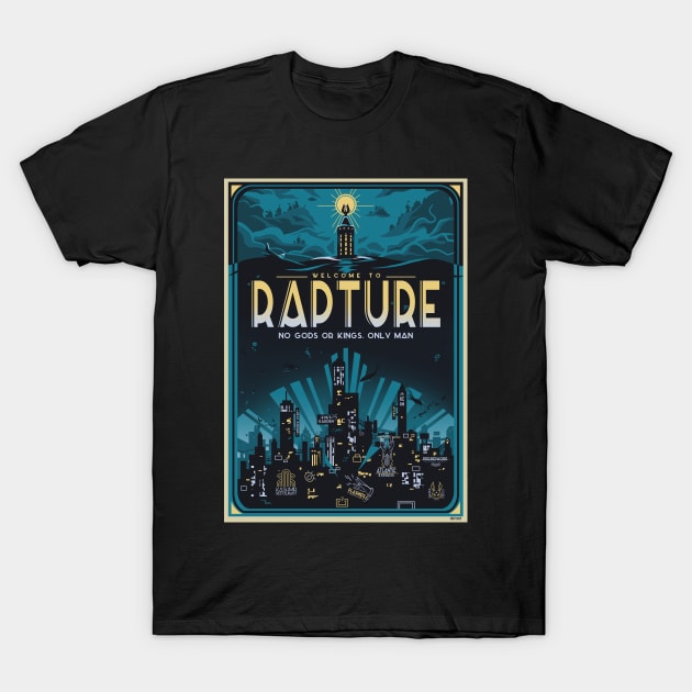 Rapture T-Shirt by SnipSnipArt
